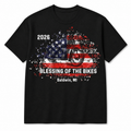 2026 Blessing of the Bikes Distressed Flag Tee