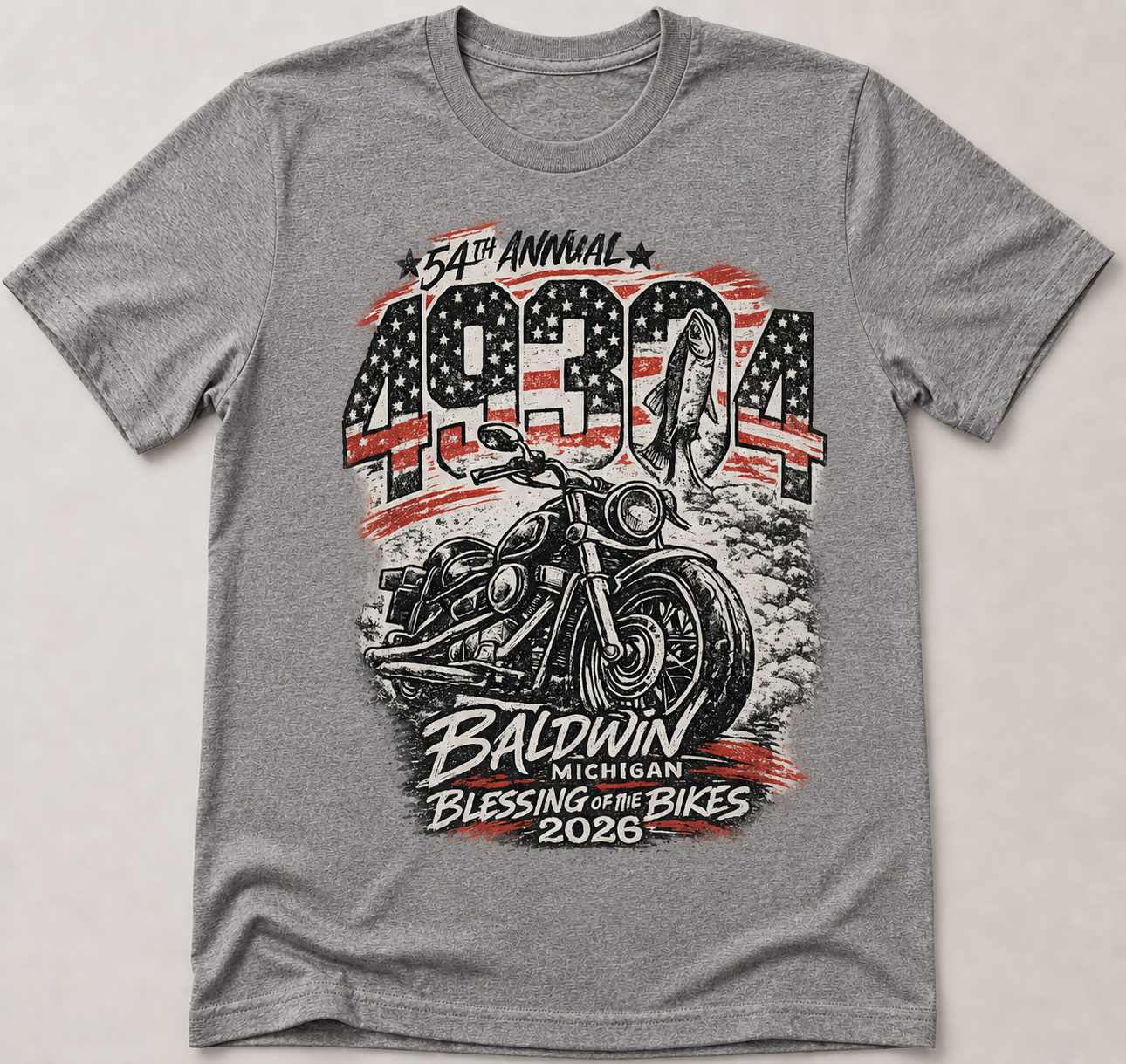 2026 Blessing of the Bikes Zip Code Tee
