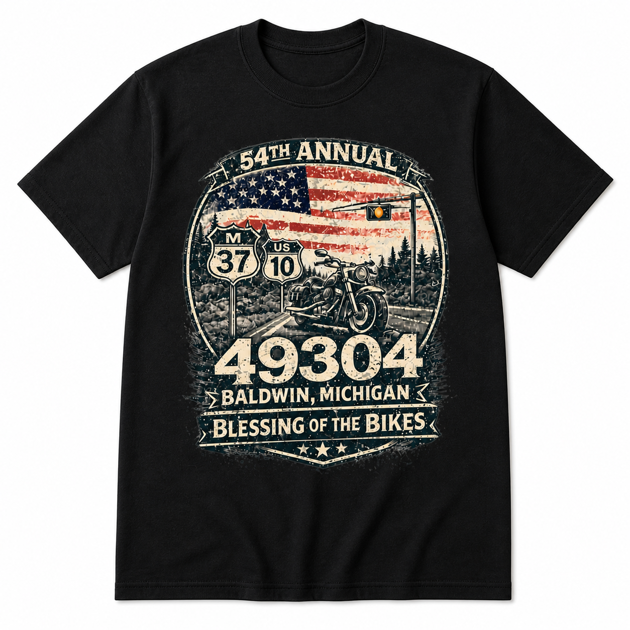 2026 Blessing of the Bikes M37 Tee
