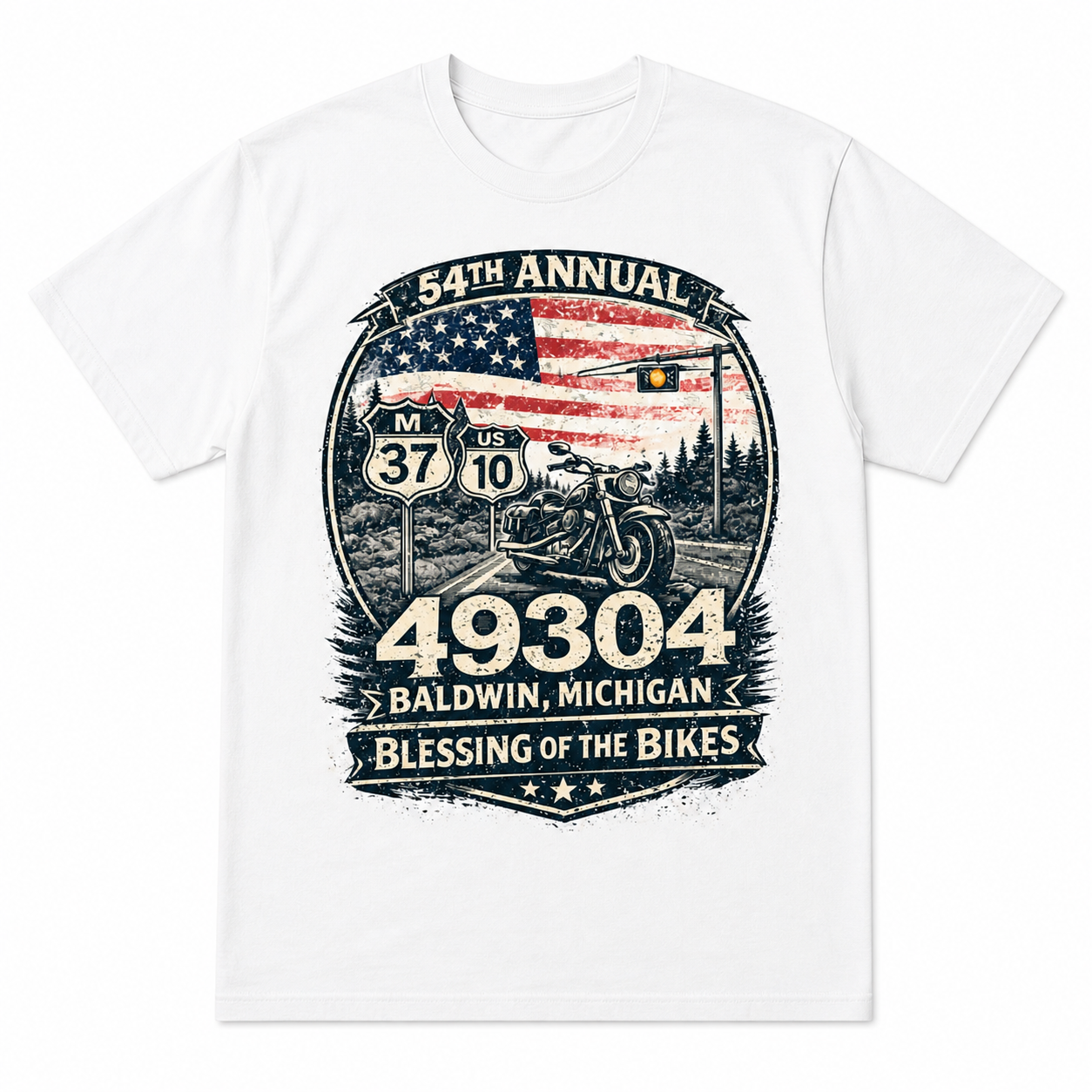 2026 Blessing of the Bikes M37 Tee